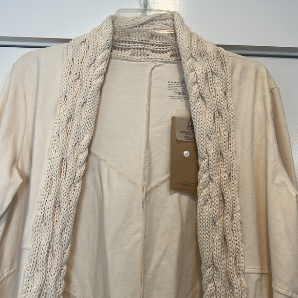 Neon Buddha Cream Knit Cardigan size large. NWT! - Picture 2 of 10